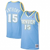 Nuggets 15 Carmelo Anthony Blue Mesh Hardwood Classics Jersey Dzhi,baseball caps,new era cap wholesale,wholesale hats